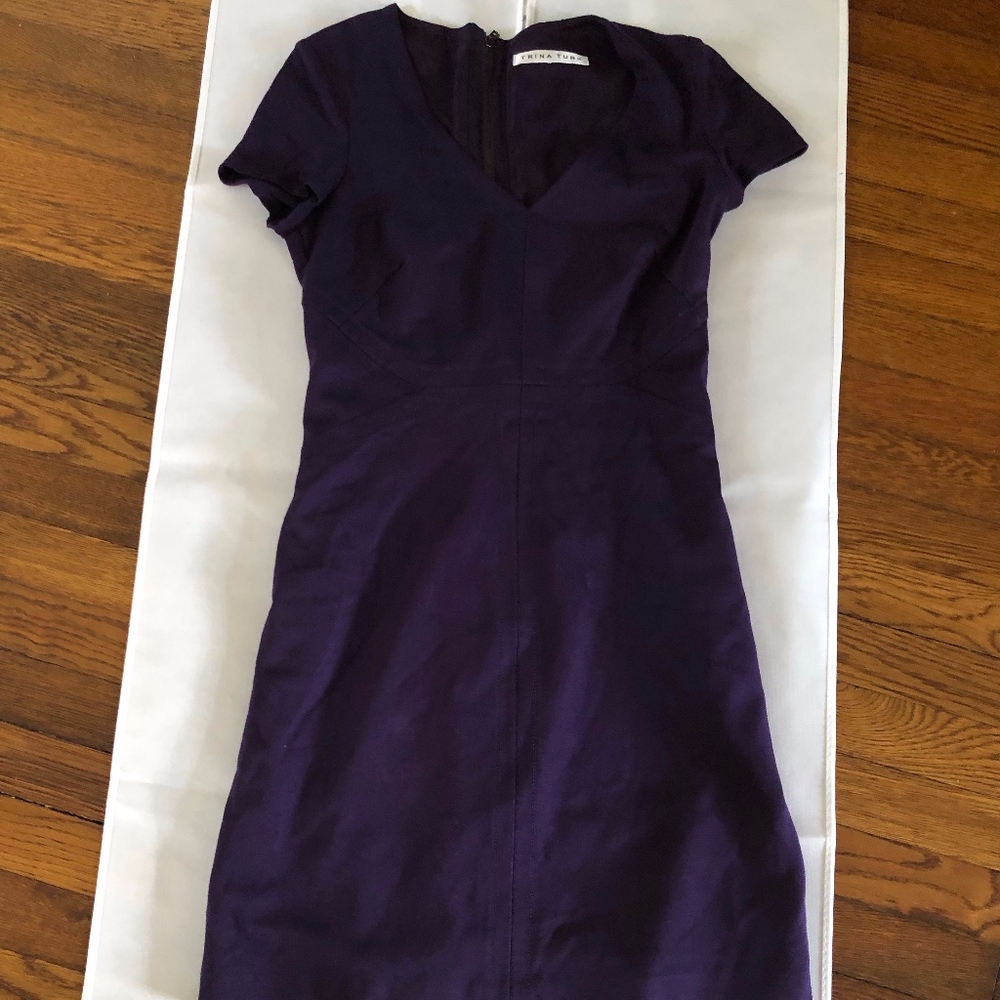 Purple Trina Turk perfect for office to drinks